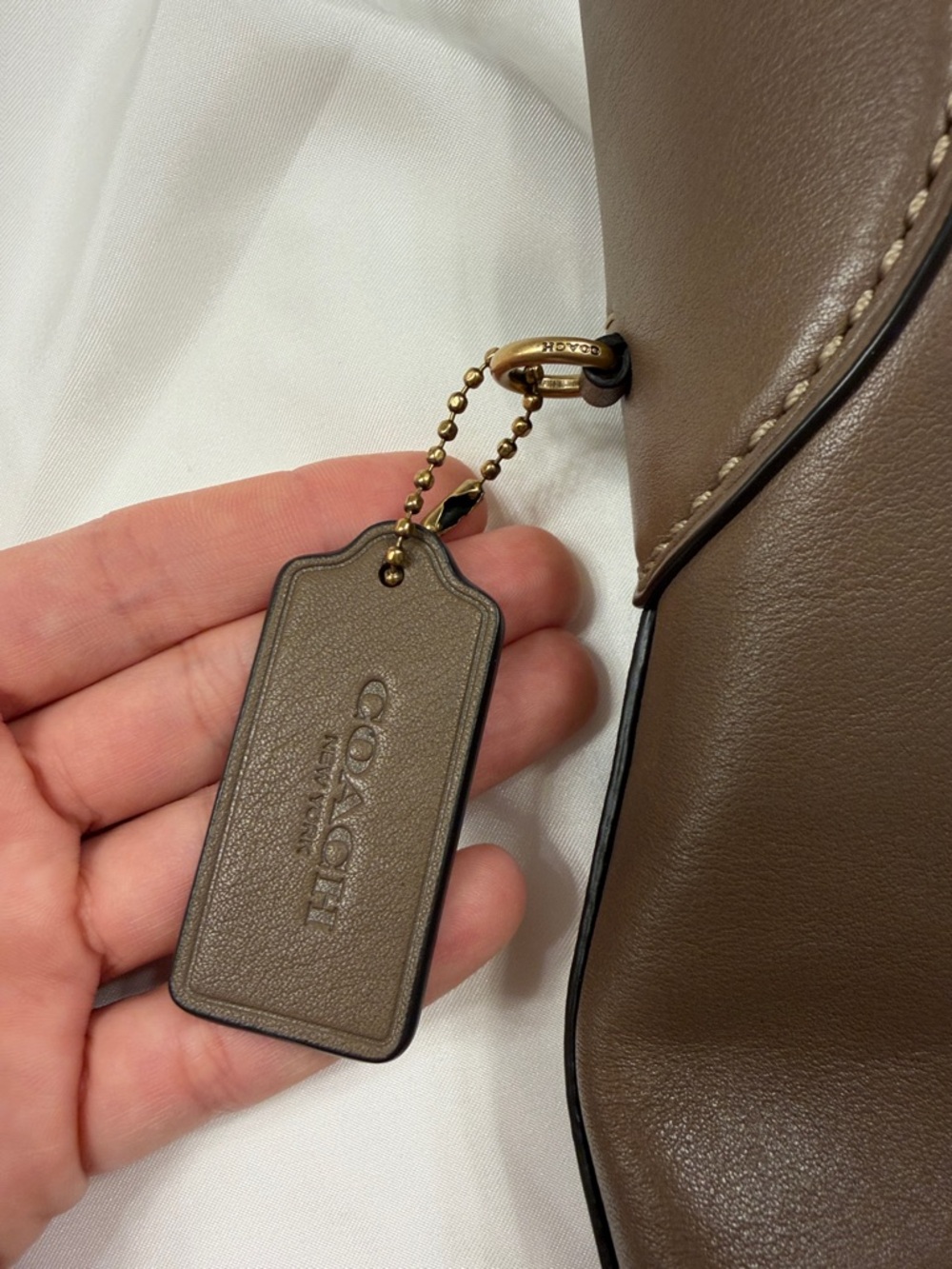 Coach Brown Dark Stone Brooklyn bag 28 - Picture 6 of 12